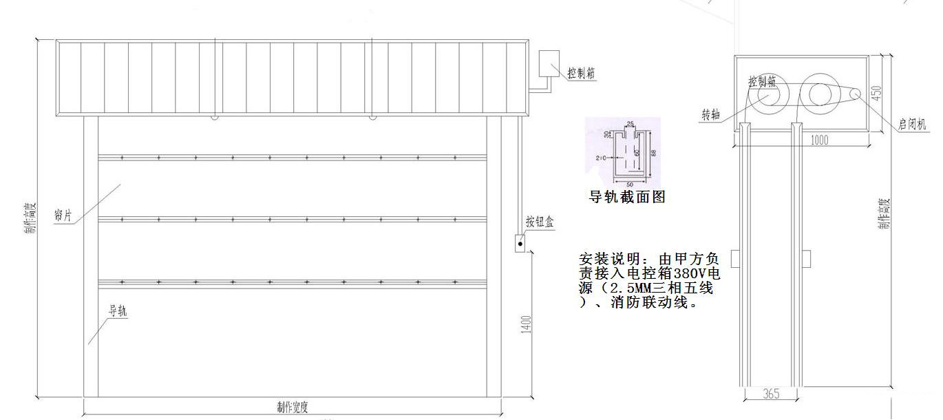 自動滑升門